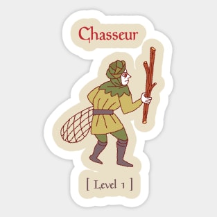 Medieval hunter level 1 Sticker